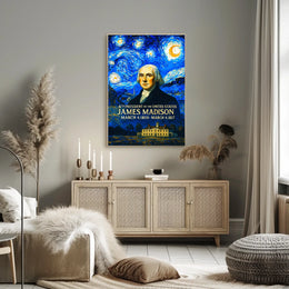 James Madison 4th President of the United States Presidential Masterpiece Series Poster