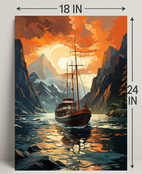 Journey Through Majestic Waters Poster PosterGoat