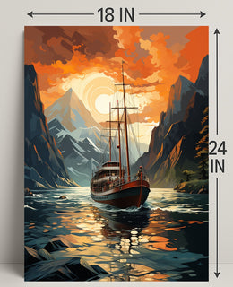 Journey Through Majestic Waters Poster PosterGoat