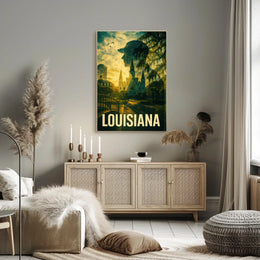 Louisiana A Scenic Tribute Poster