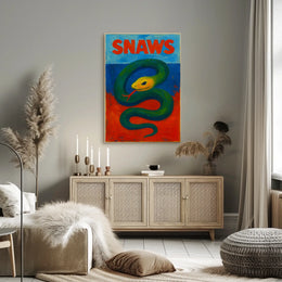 Snaws Serpentine Art Poster