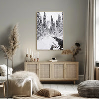 Winter Wonderland Photorealistic National Park Poster