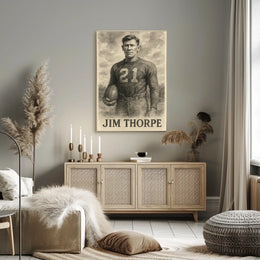 Jim Thorpe Athletic Legend Poster