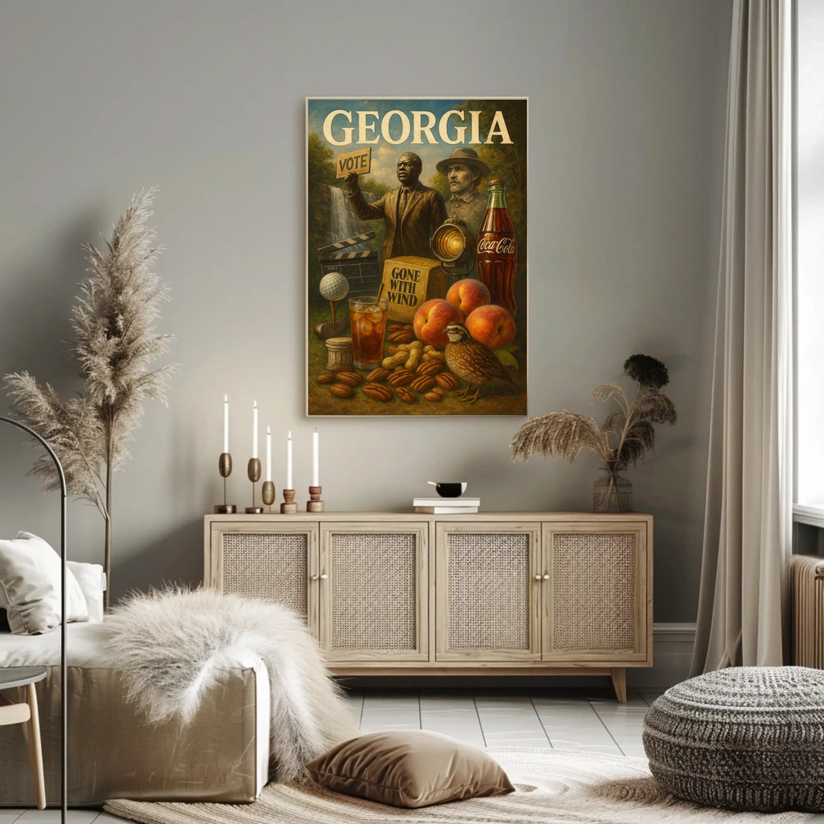 Georgia Heritage Montage Poster