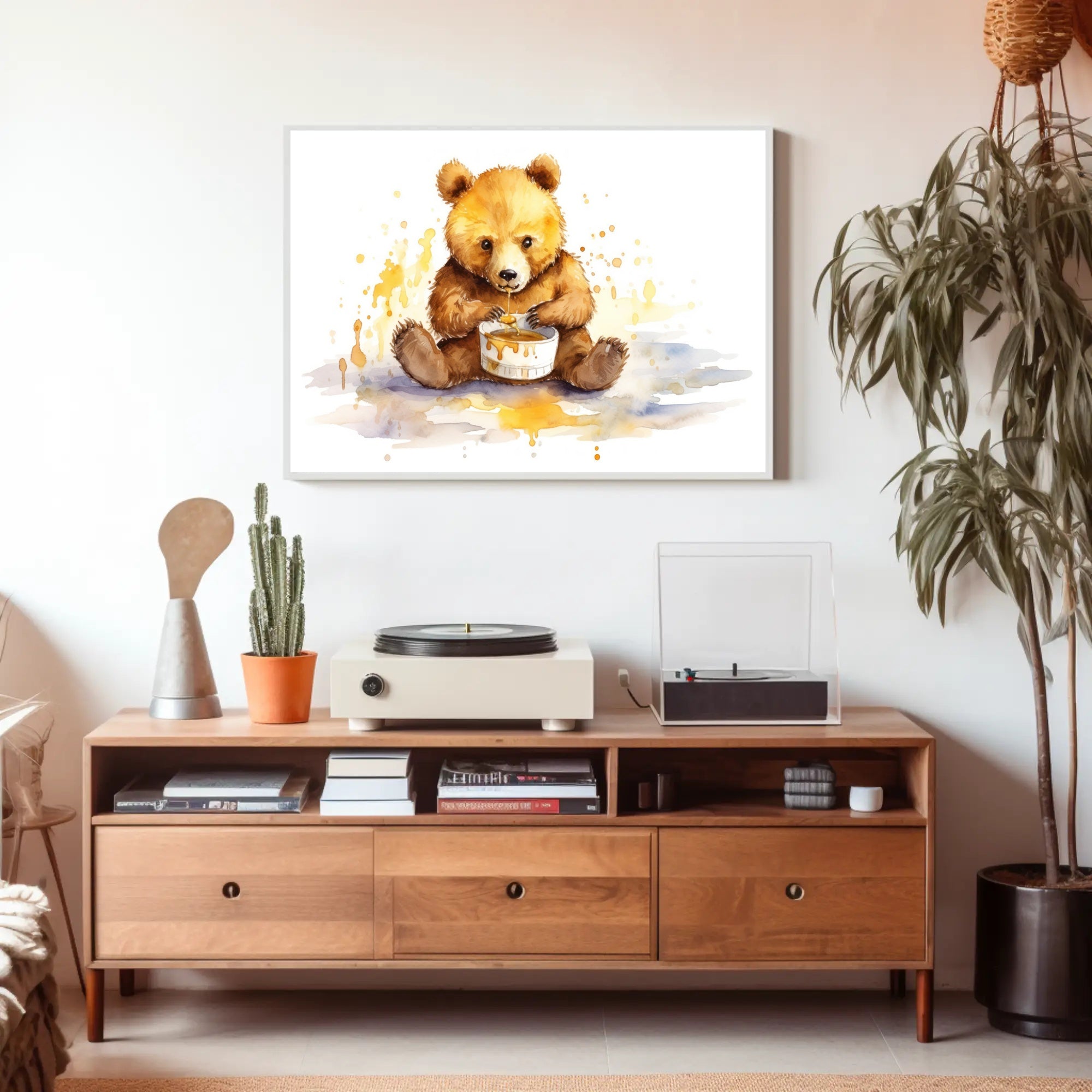 Honey Bear Delight Poster
