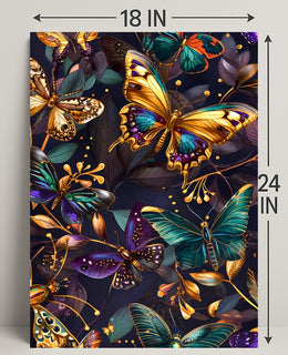 Luxurious Butterfly Elegance: Abstract or Artistic Poster
