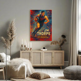The Original All-American Jim Thorpe Poster