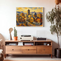 Maseru, Lesotho Cityscape Art Poster