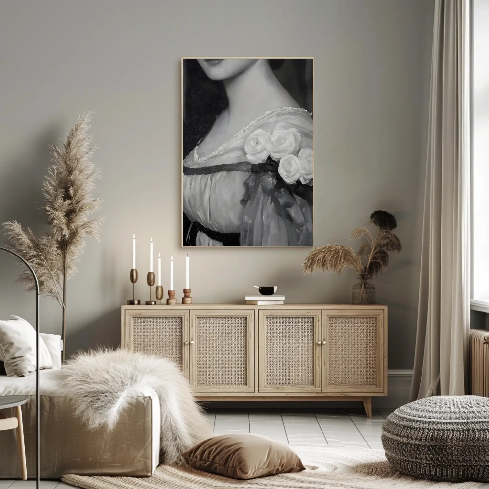 Timeless Beauty Victorian Era Artwork in Artistic Poster PosterGoat
