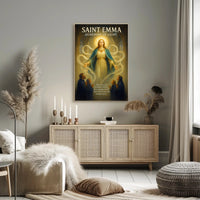 Saint Emma Guardian of Light Poster PosterGoat