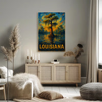 Louisiana Landscape Poster
