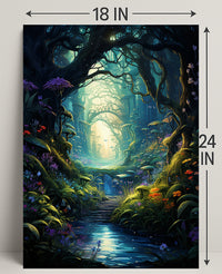 Enchanted Forest Pathway Poster