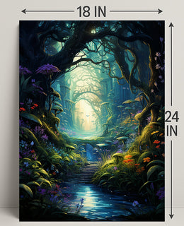 Enchanted Forest Pathway Poster