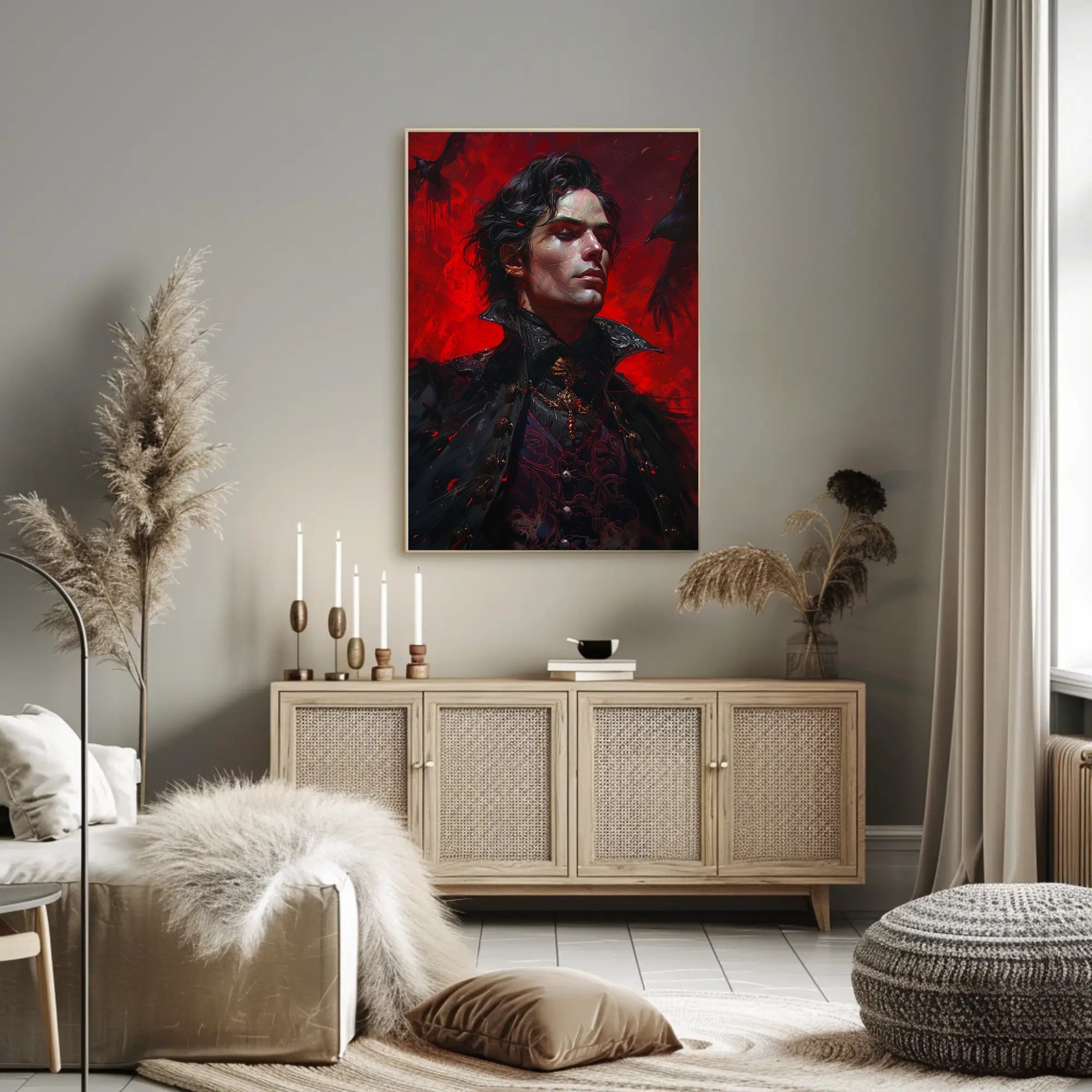 The Dark Aristocrat Art Print Poster for Home Decor PosterGoat