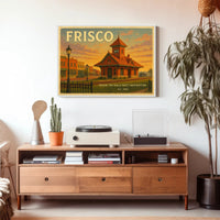 Frisco Railway Station Travel Poster Print