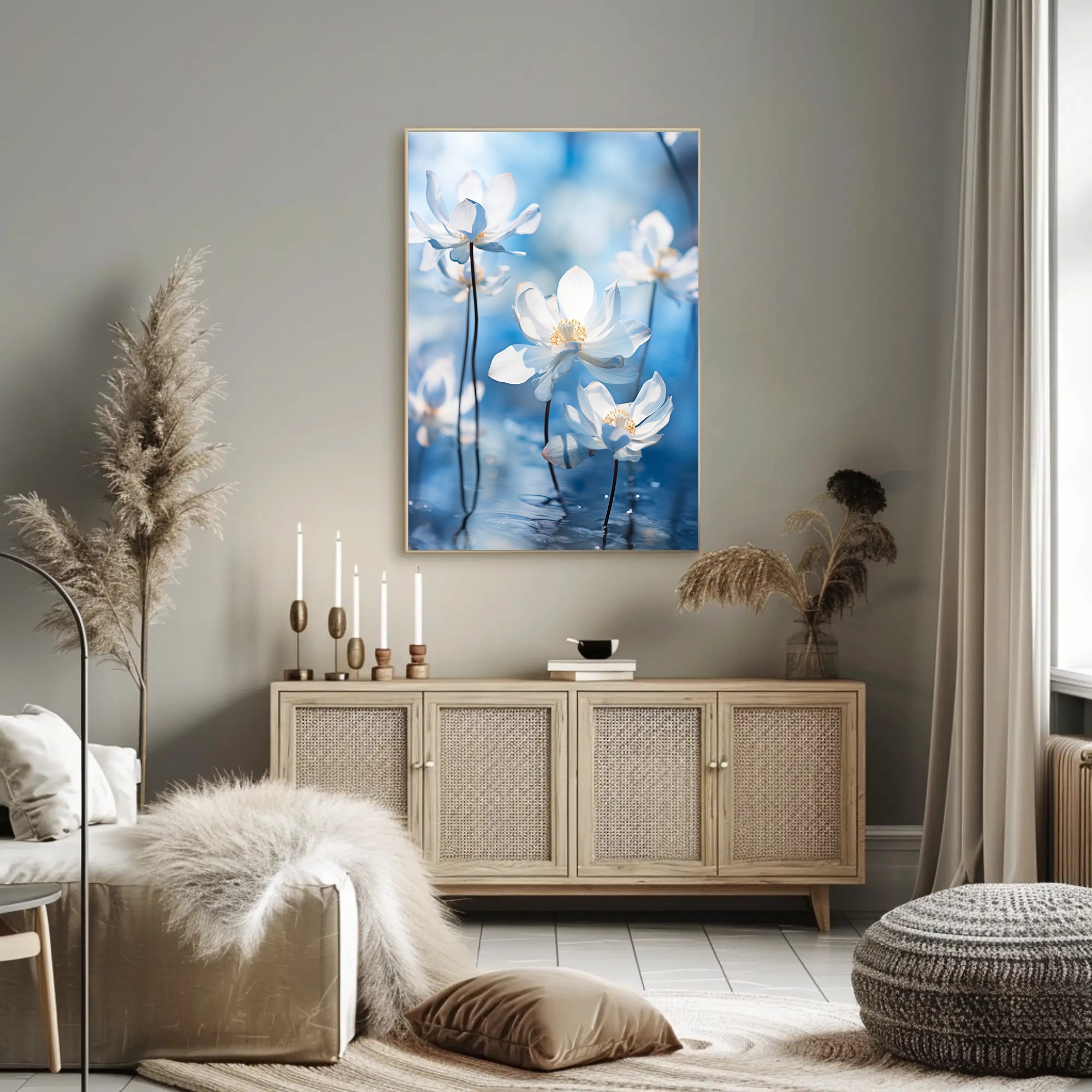 Serenity In Bloom Poster