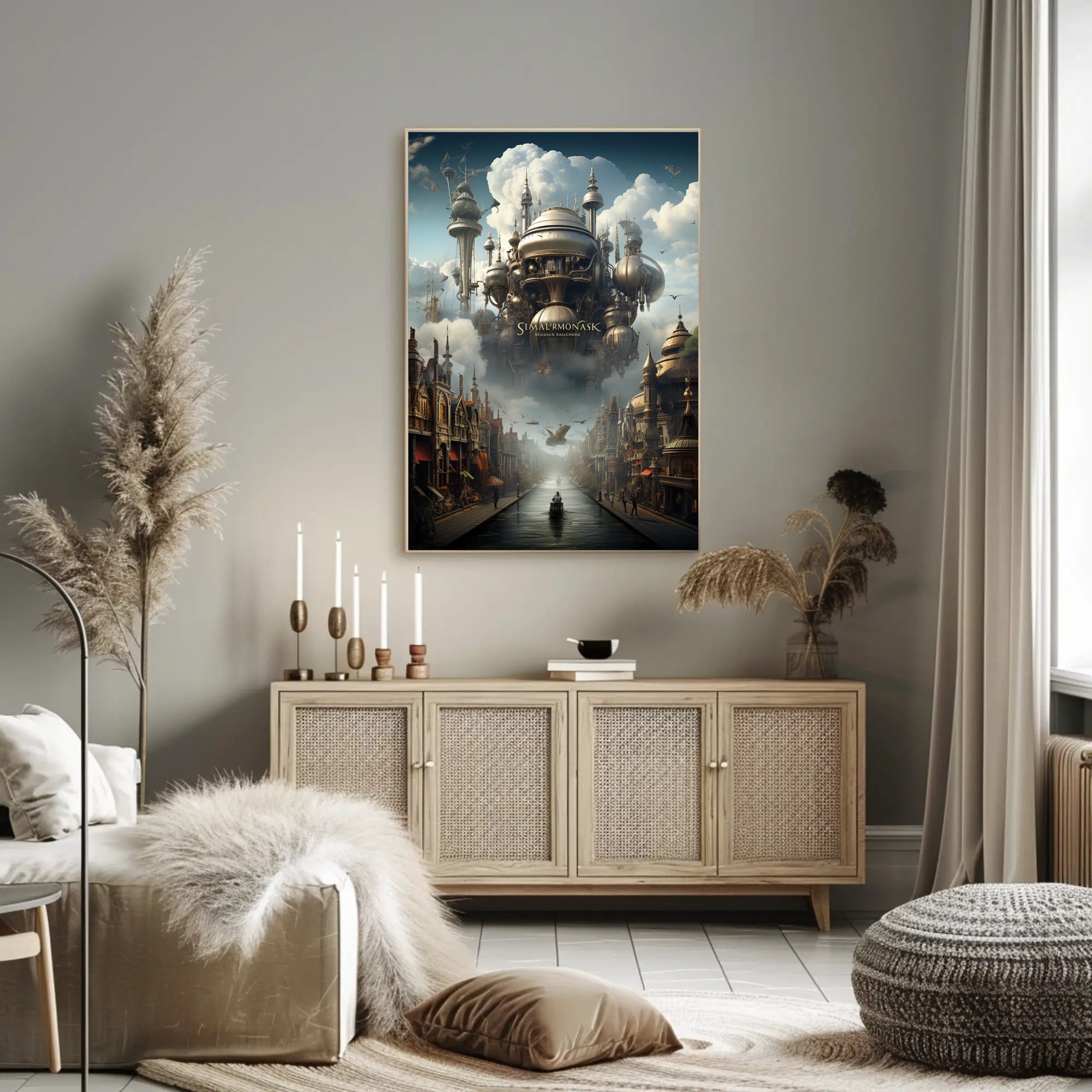 SimalRmonask A Steampunk Vision Poster