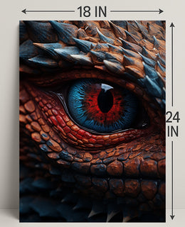 DragonS Gaze Poster