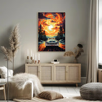 Journey Through The Fiery Skies Poster