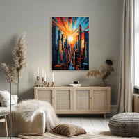 Urban Sunrise Poster PosterGoat