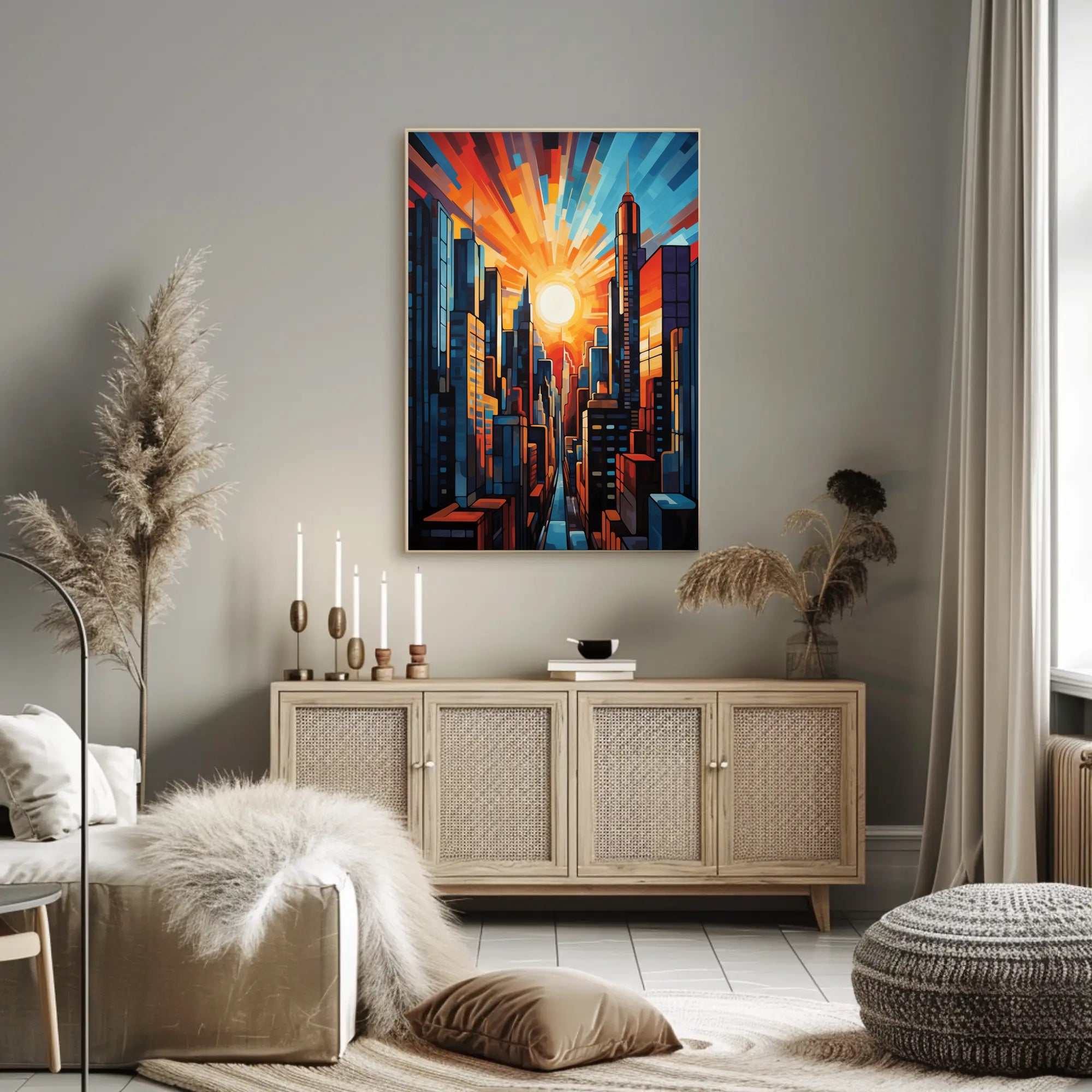 Urban Sunrise Poster PosterGoat