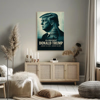 Iconic Donald Trump 47th President Leadership American History Scenic Art Poster