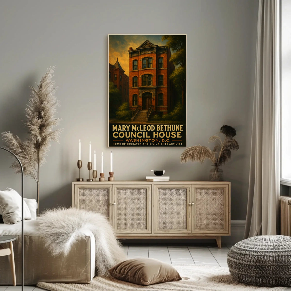 Mary Mcleod Bethune Council House Poster