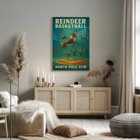 Reindeer Basketball Extravaganza Poster