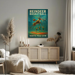 Reindeer Basketball Extravaganza Poster
