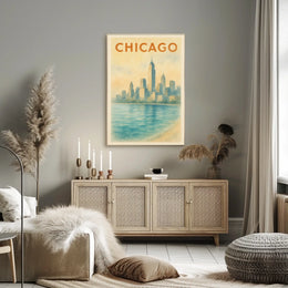 Chicago Skyline Poster