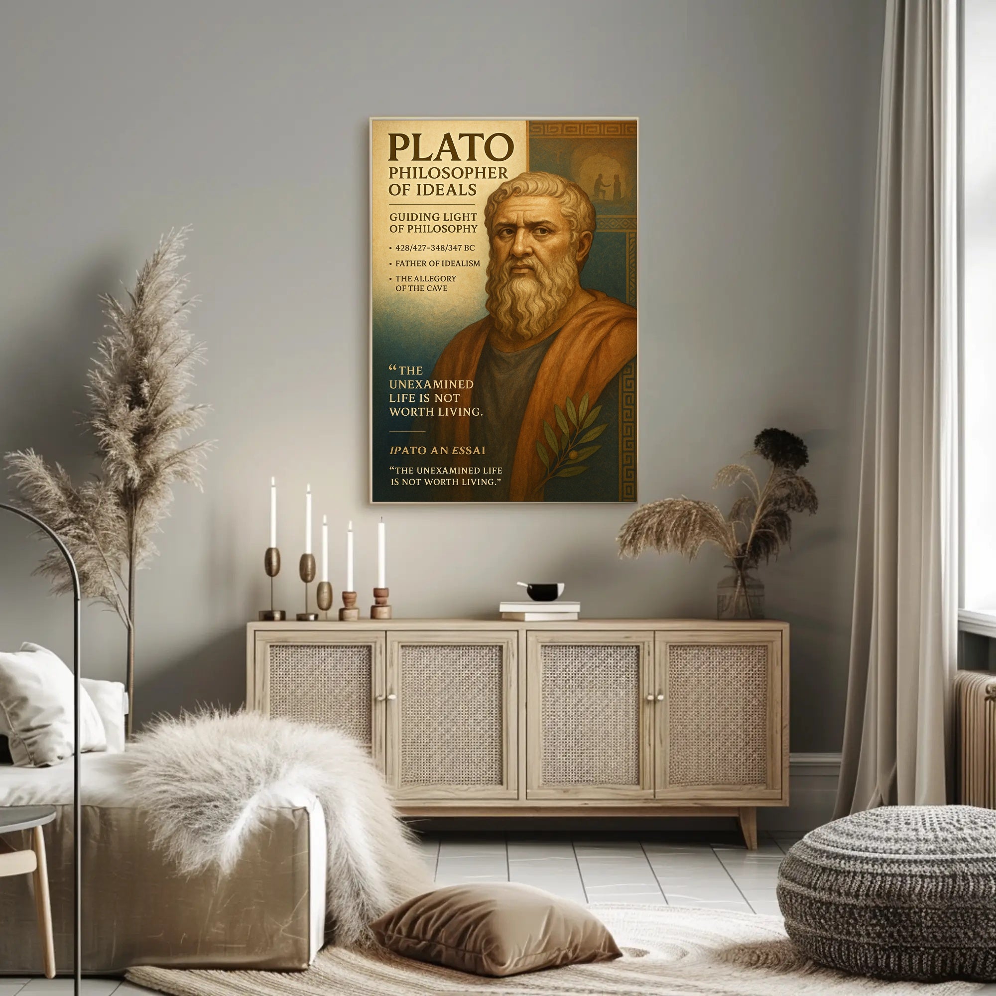 Plato  Philosopher of Ideals Poster