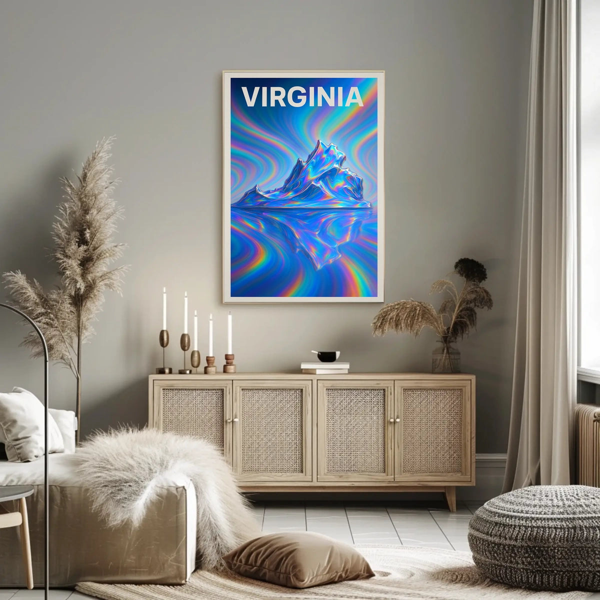 Virginia Vibrant Reflections Poster