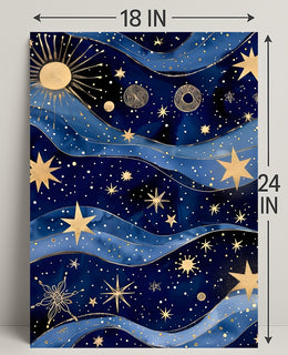 Celestial Cosmic Dreams in Space or Astronomy Poster