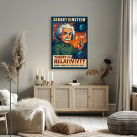 Albert Einstein Theory Of Relativity Poster