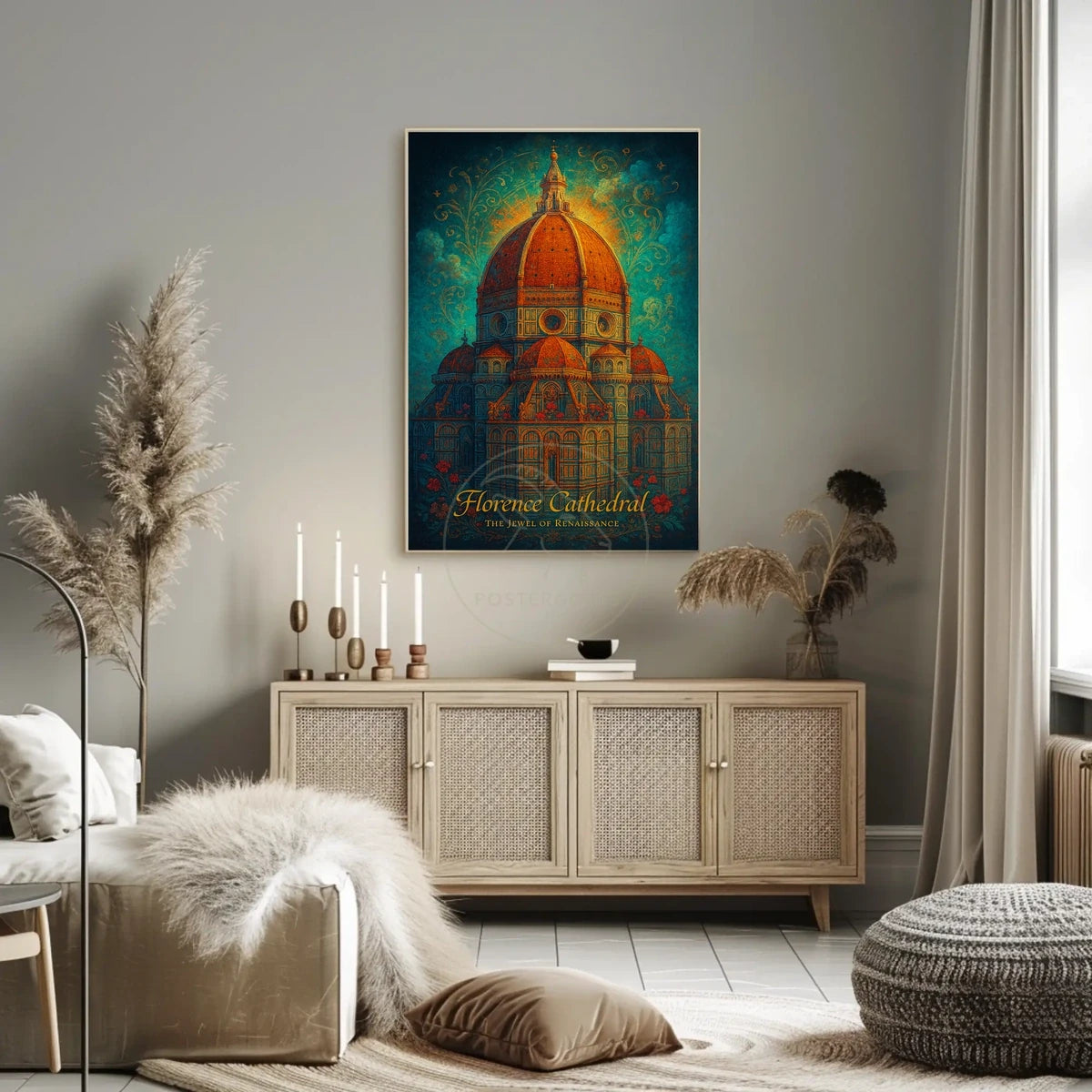 Florence Cathedral Renaissance Art Cultural Heritage Poster