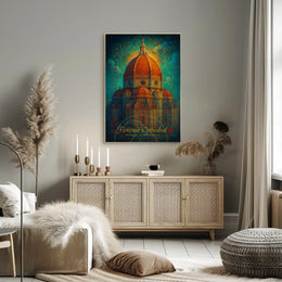 Florence Cathedral Renaissance Art Cultural Heritage Poster
