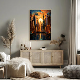 Urban Sunrise Poster PosterGoat
