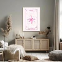 The Star Tarot Card Minimalist Artwork - Abstract Poster PosterGoat