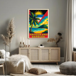 Antigua And Barbuda Paradise Poster