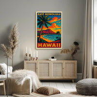 East Honolulu, Hawaii Poster