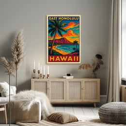 East Honolulu, Hawaii Poster