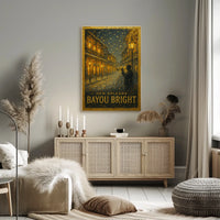 New Orleans Bayou Bright Poster