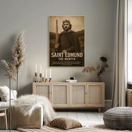 Saint Edmund The Martyr Poster