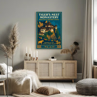 Tigers Nest Monastery Bhutans Sacred Jewel Poster