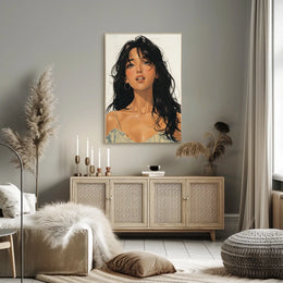 Enigmatic Portrait Poster