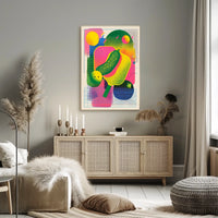 Vibrant Abstract Composition Poster