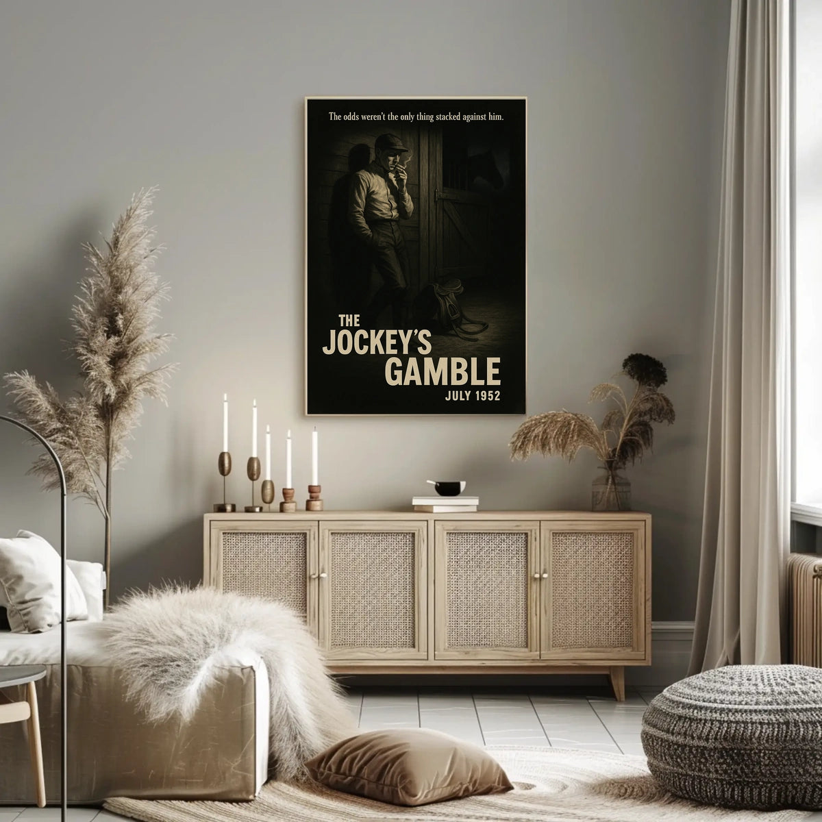 The Jockeys Gamble Poster