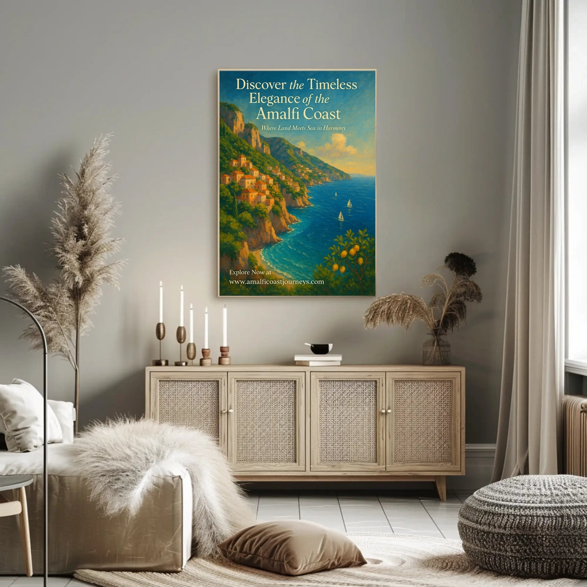 Discover the Timeless Elegance of the Amalfi Coast Poster