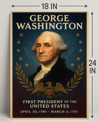 George Washington 1st President Poster PosterGoat
