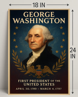 George Washington 1st President Poster PosterGoat